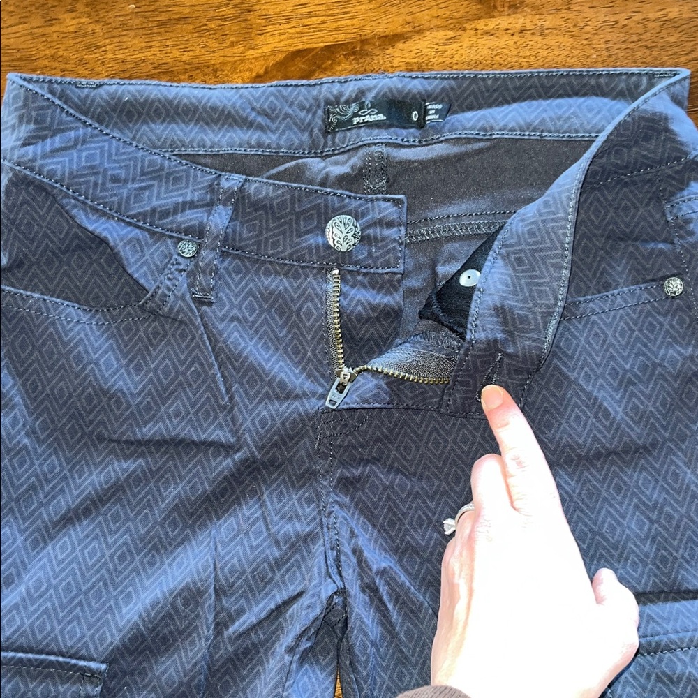 Prana Charcoal Patterned Pants - image 4